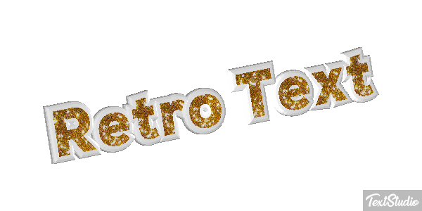 Retro Text Text effect