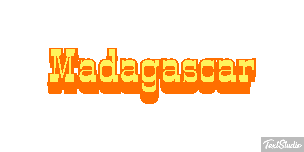 Madagascar Tekst effect