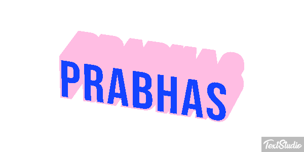 Prabhas Efeito do texto