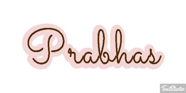 Prabhas Efeito do texto