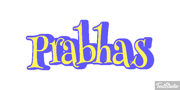 Prabhas Efeito do texto
