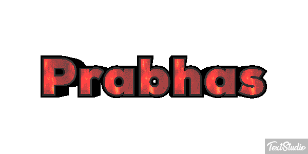 Prabhas Efeito do texto