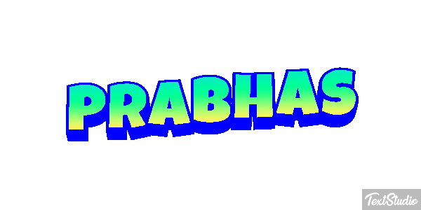 Prabhas Efeito do texto
