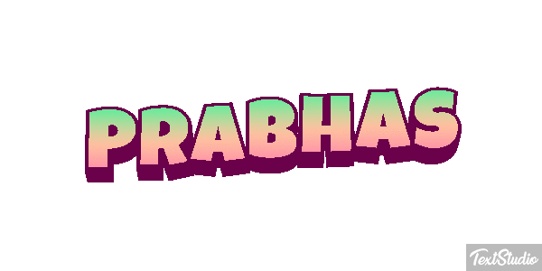 Prabhas Efeito do texto