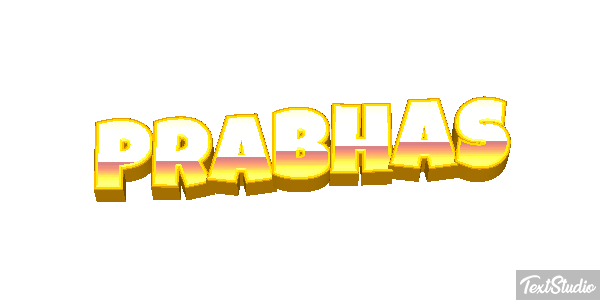 Prabhas Efeito do texto