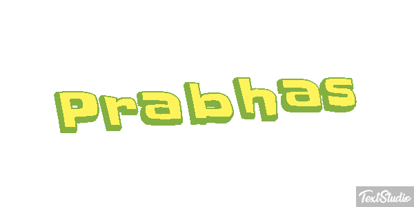 Prabhas Efeito do texto