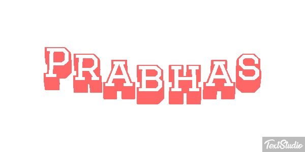 Prabhas Efeito do texto