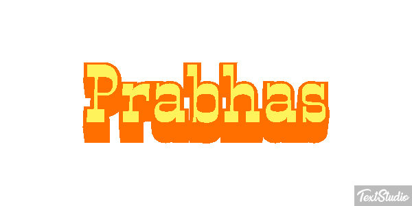 Prabhas Efeito do texto