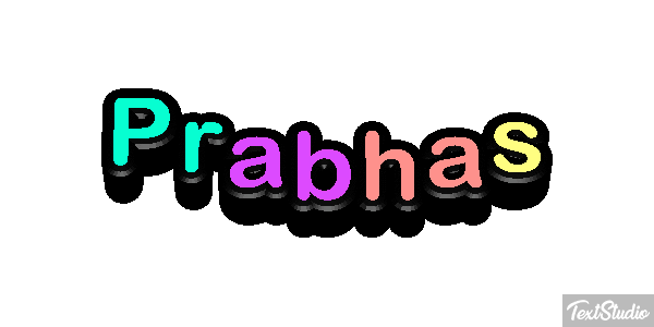 Prabhas Efeito do texto