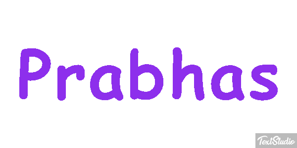 Prabhas Efeito do texto