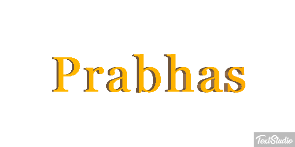 Prabhas Efeito do texto
