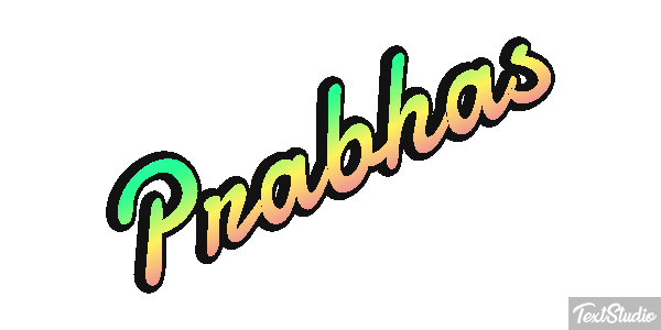 Prabhas Efeito do texto