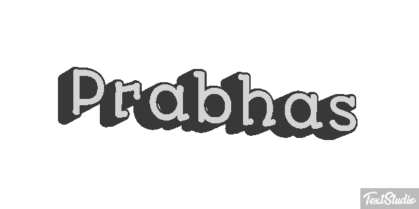 Prabhas Efeito do texto