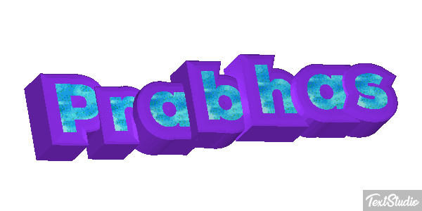 Prabhas Efeito do texto