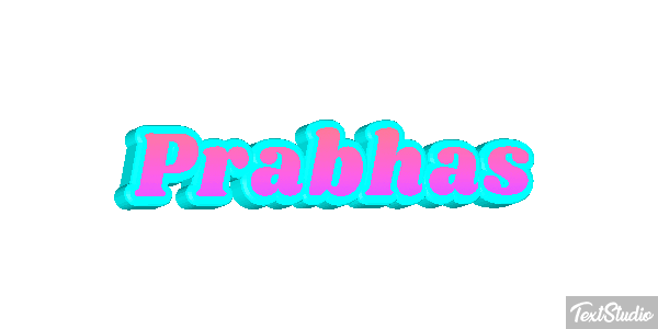 Prabhas Efeito do texto