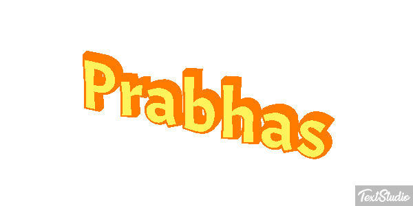 Prabhas Efeito do texto