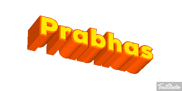 Prabhas Efeito do texto