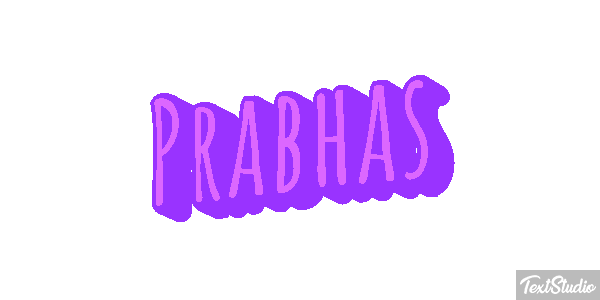 Prabhas Efeito do texto