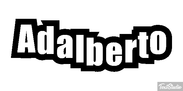 Adalberto Text effect