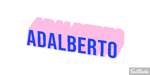 Adalberto Text effect