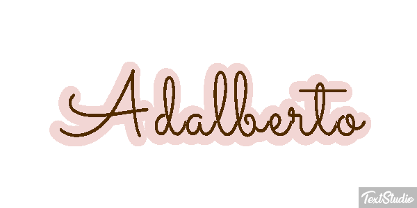 Adalberto Text effect