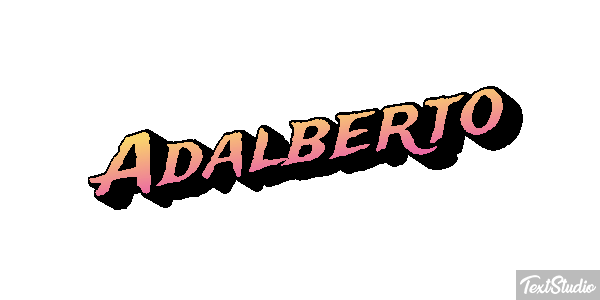 Adalberto Text effect