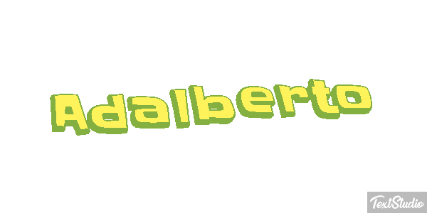 Adalberto Text effect
