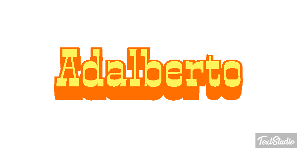 Adalberto Text effect