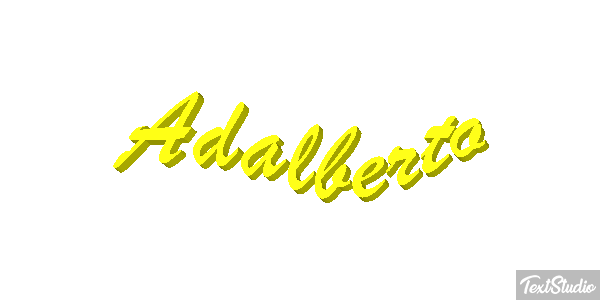 Adalberto Text effect