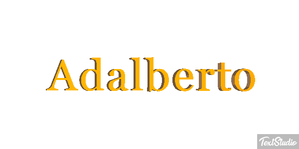 Adalberto Text effect