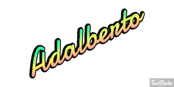 Adalberto Text effect