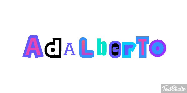 Adalberto Text effect