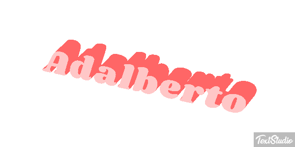 Adalberto Text effect