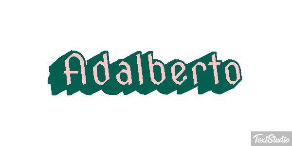 Adalberto Text effect