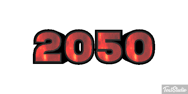 2050 Effet de texte