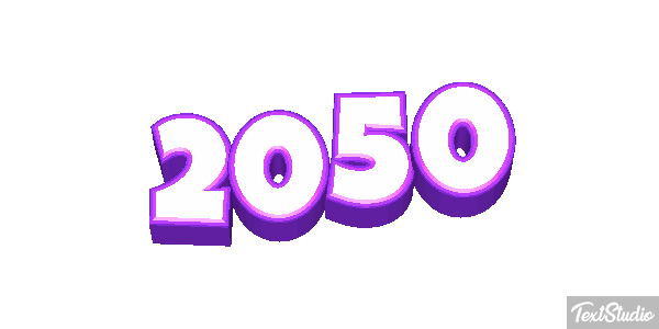 2050 Effet de texte