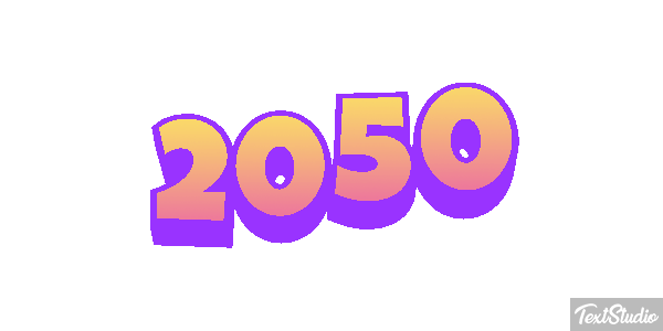 2050 Effet de texte