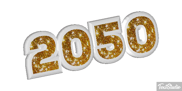 2050 Effet de texte