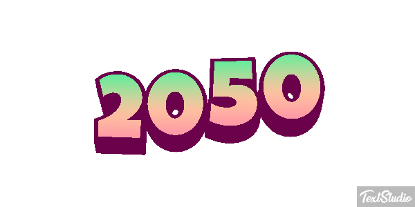 2050 Effet de texte