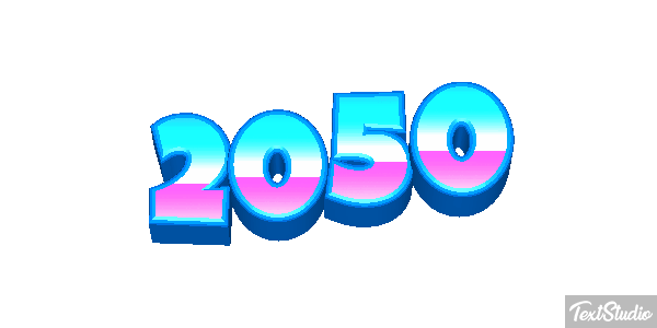 2050 Effet de texte