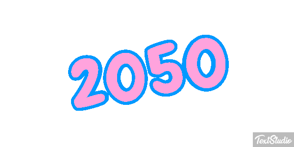 2050 Effet de texte