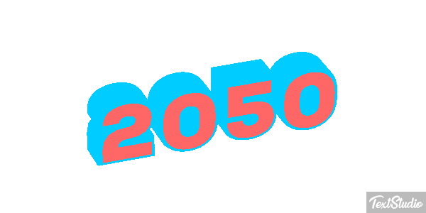 2050 Effet de texte