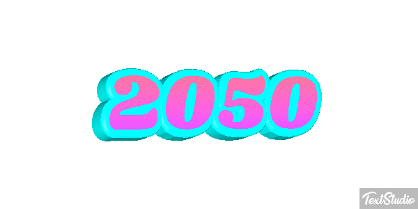 2050 Effet de texte