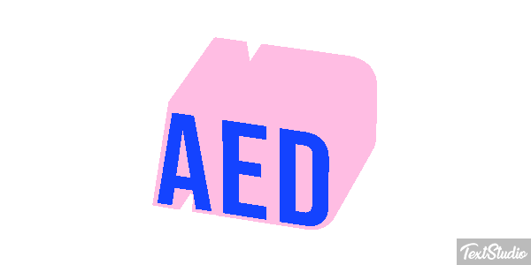 Aed テキスト効果