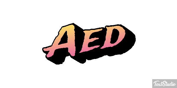 Aed テキスト効果