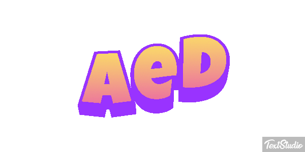 Aed テキスト効果