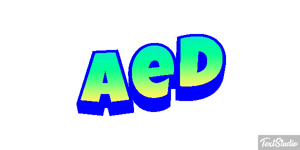 Aed テキスト効果