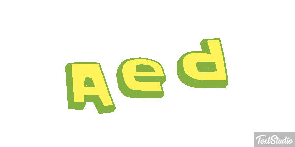 Aed テキスト効果