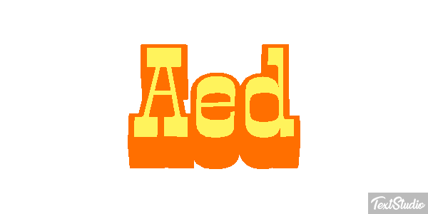 Aed テキスト効果