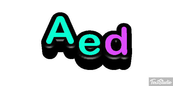 Aed テキスト効果